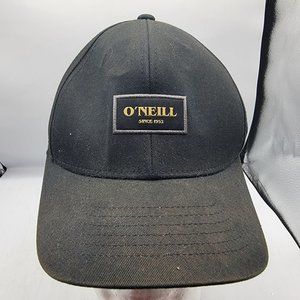 Oneill Collin Adults Unisex Black Hat Mid Profile Adjustable Streetwear